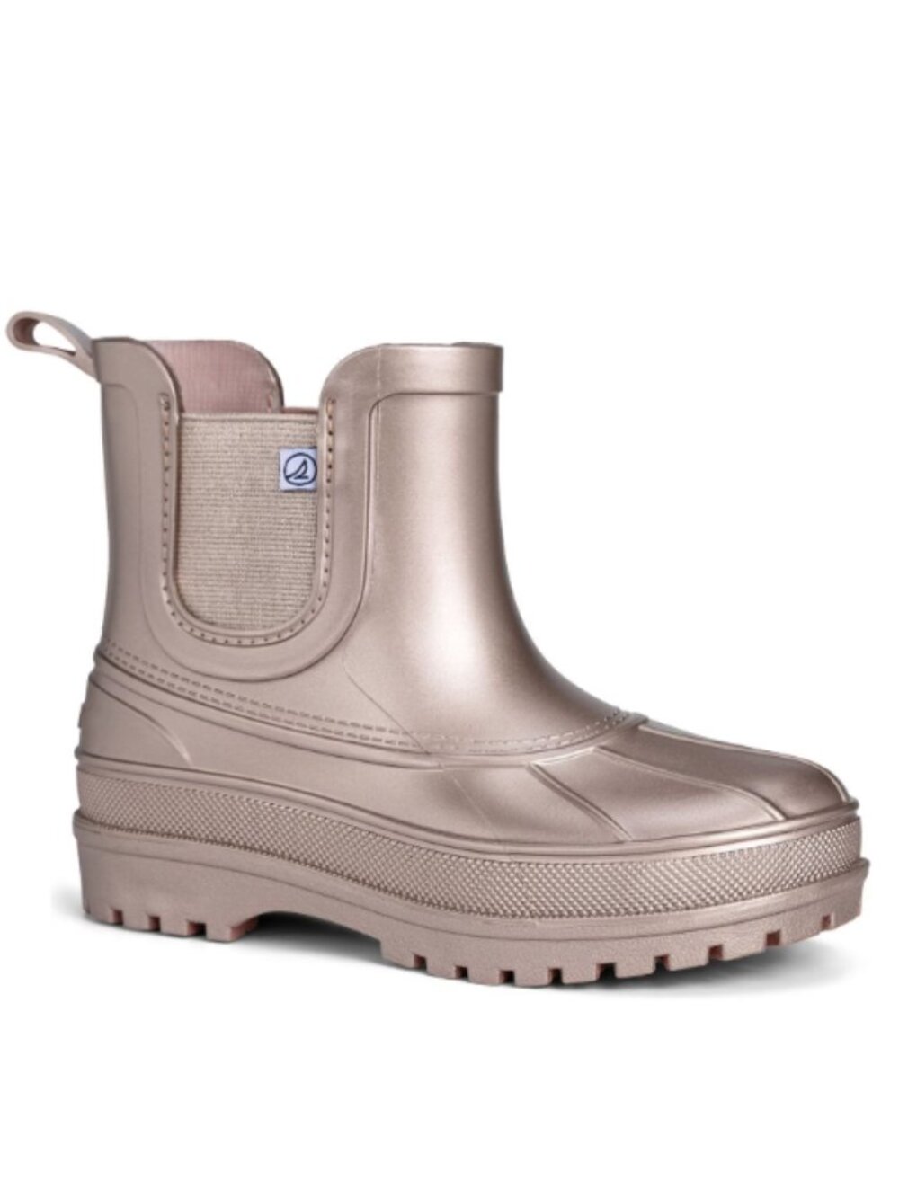 Sperry Girls Rose Gold Rain Boot